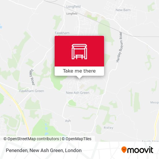 Penenden, New Ash Green map