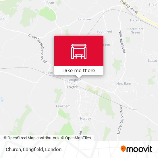 Church, Longfield map
