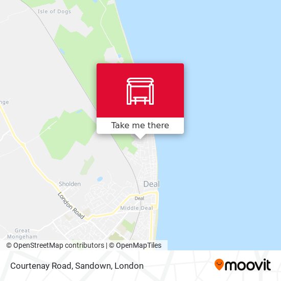 Courtenay Road, Sandown map