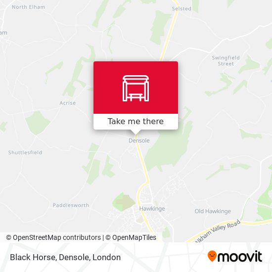 Black Horse, Densole map