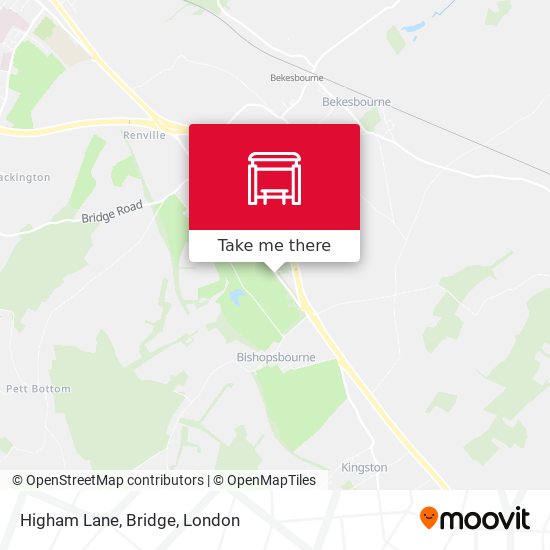 Higham Lane, Bridge map