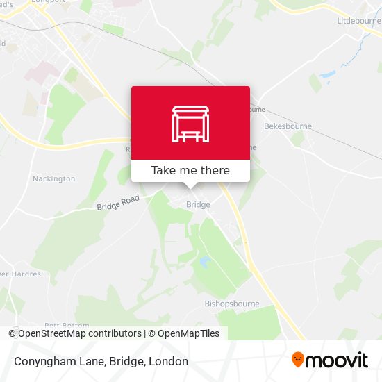 Conyngham Lane, Bridge map