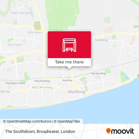 The Southdown, Broadwater map
