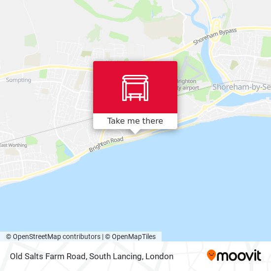 Old Salts Farm Road, South Lancing map