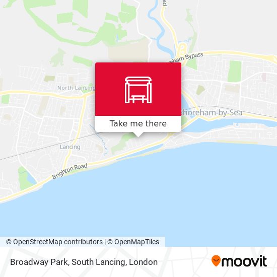 Broadway Park, South Lancing map