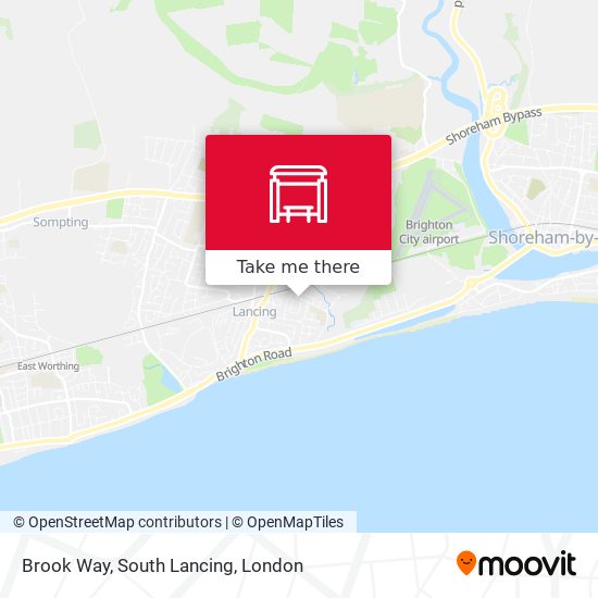 Brook Way, South Lancing map
