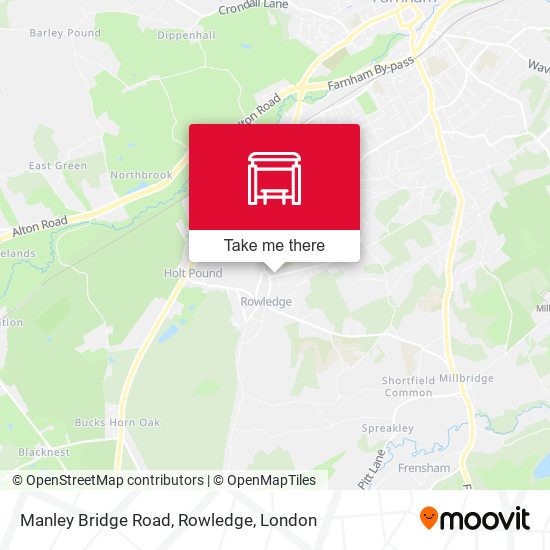Manley Bridge Road, Rowledge map