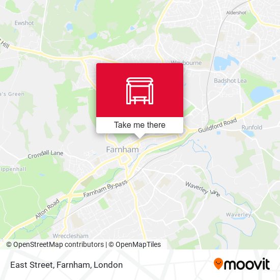East Street, Farnham map