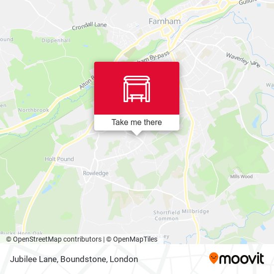 Jubilee Lane, Boundstone map