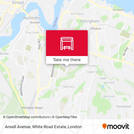 Ansell Avenue, White Road Estate map