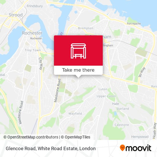 Glencoe Road, White Road Estate map