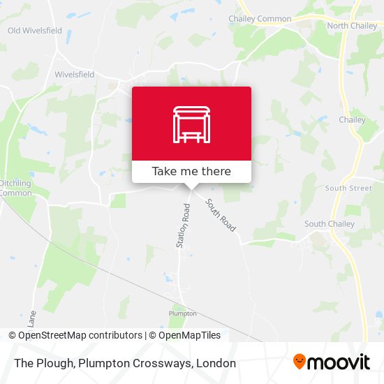 The Plough, Plumpton Crossways map