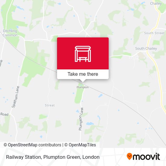 Railway Station, Plumpton Green map