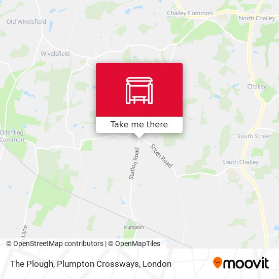 The Plough, Plumpton Crossways map