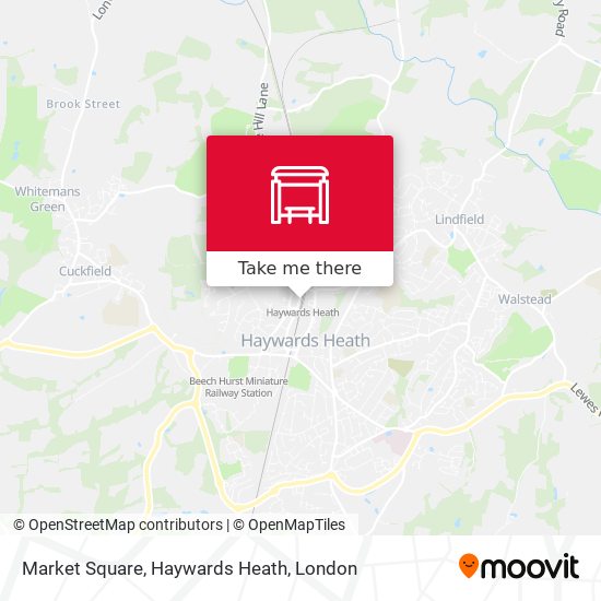 Market Square, Haywards Heath map