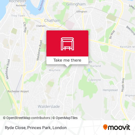 Ryde Close, Princes Park map
