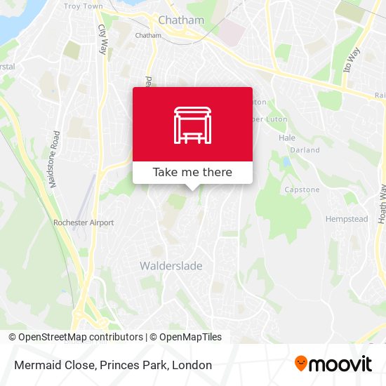 Mermaid Close, Princes Park map