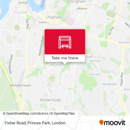 Fisher Road, Princes Park map