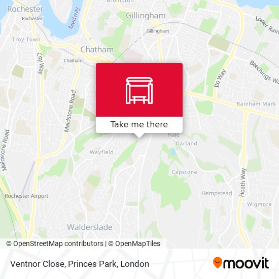 Ventnor Close, Princes Park map