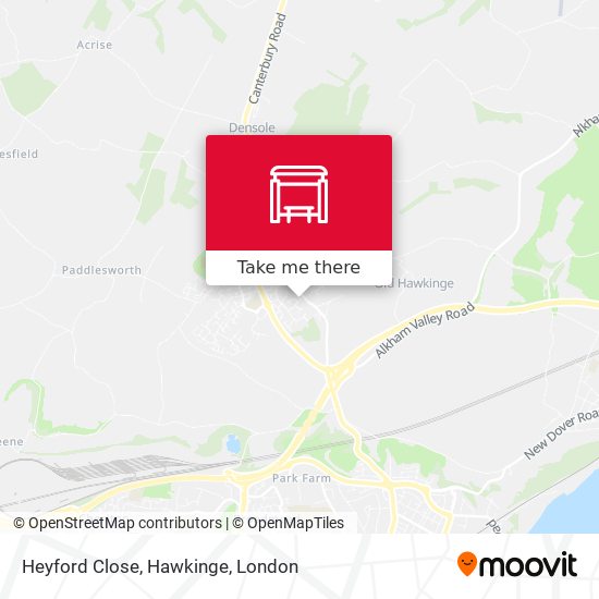 Heyford Close, Hawkinge map