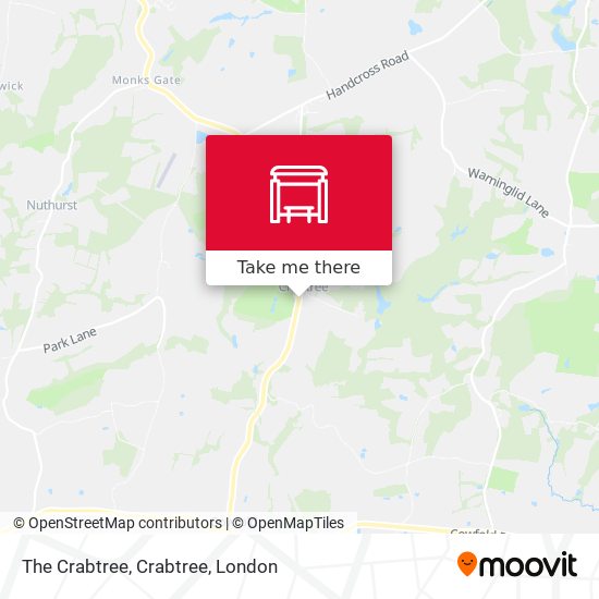 The Crabtree, Crabtree map
