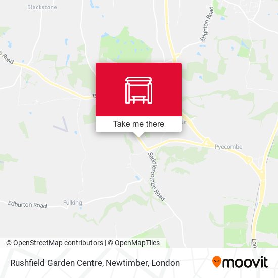 Rushfield Garden Centre, Newtimber map