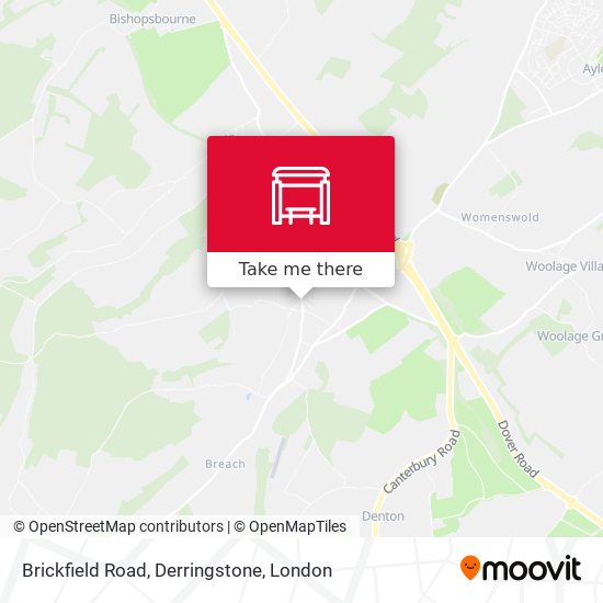 Brickfield Road, Derringstone map