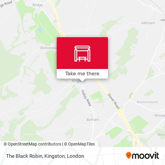 The Black Robin, Kingston map