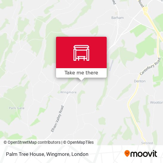 Palm Tree House, Wingmore map