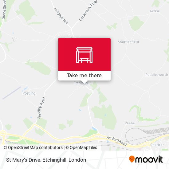 St Mary's Drive, Etchinghill map