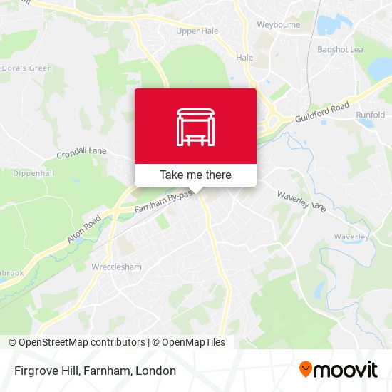 Firgrove Hill, Farnham map