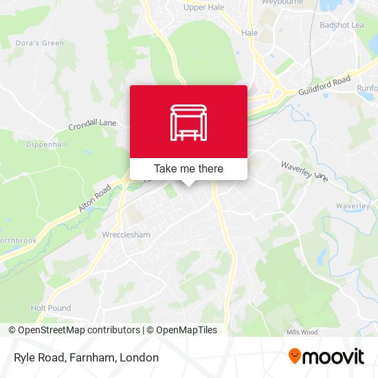 Ryle Road, Farnham map