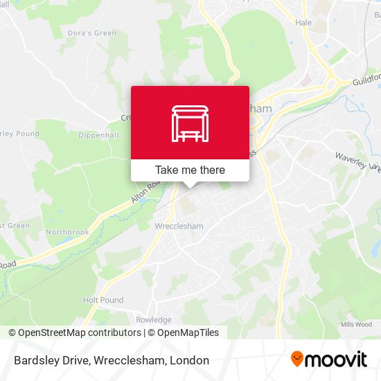 Bardsley Drive, Wrecclesham map