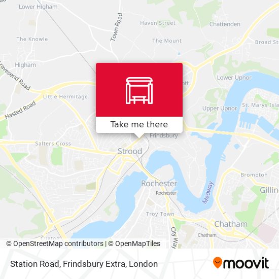 Station Road, Frindsbury Extra map