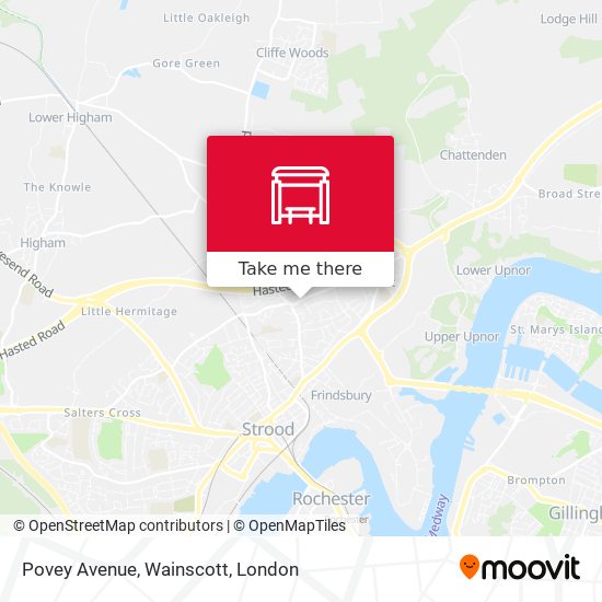 Povey Avenue, Wainscott map