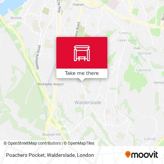 Poachers Pocket, Walderslade map