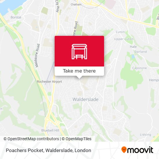 Poachers Pocket, Walderslade map