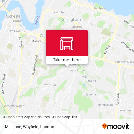 Mill Lane, Wayfield map