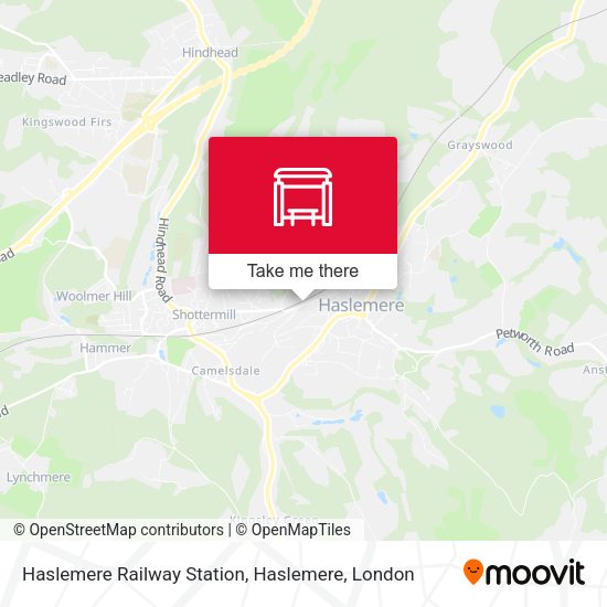 Haslemere Railway Station, Haslemere map