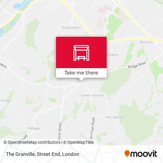 The Granville, Street End map