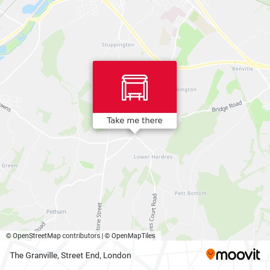 The Granville, Street End map