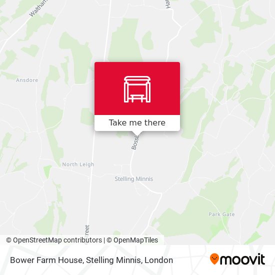 Bower Farm House, Stelling Minnis map