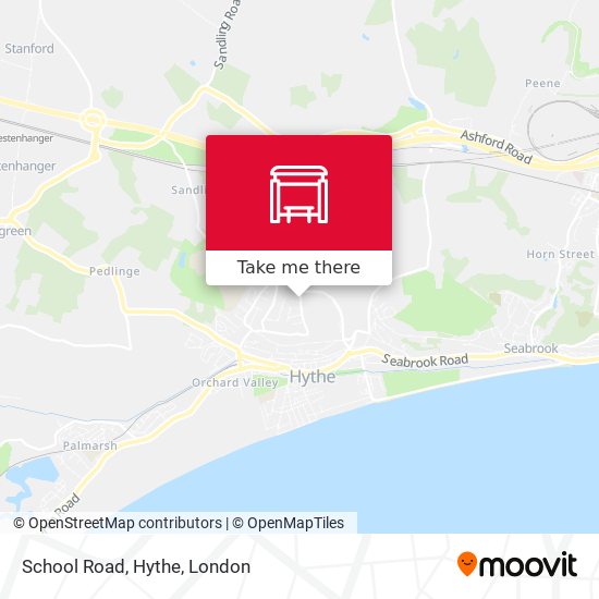 School Road, Hythe map