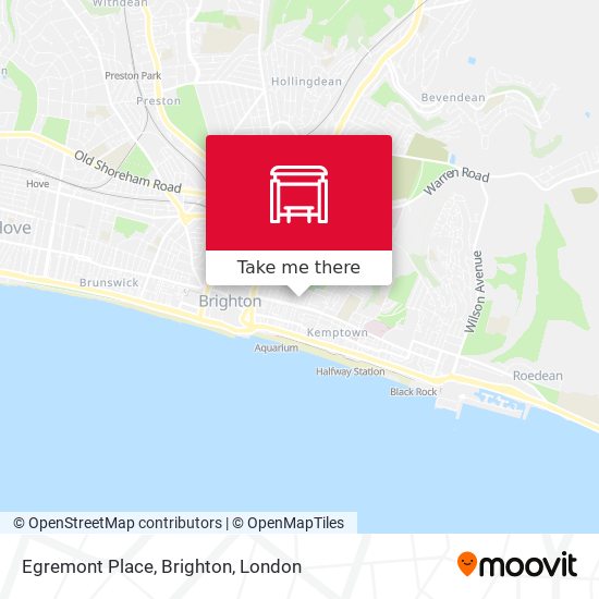 Egremont Place, Brighton map