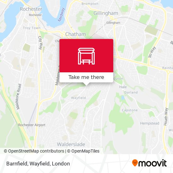 Barnfield, Wayfield map