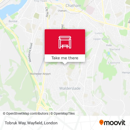 Tobruk Way, Wayfield map