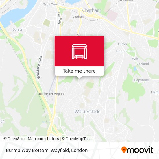 Burma Way Bottom, Wayfield map