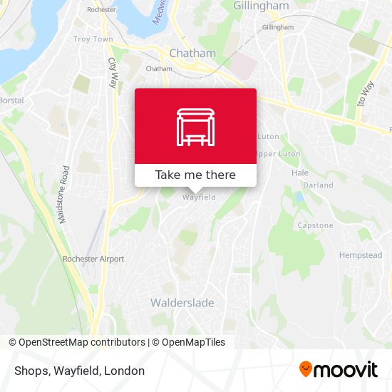 Shops, Wayfield map