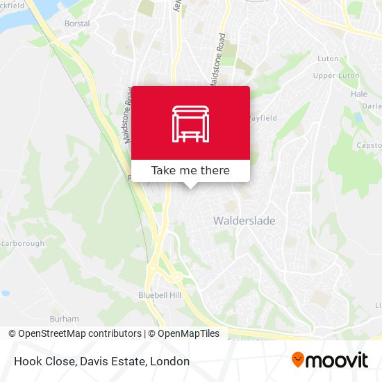 Hook Close, Davis Estate map