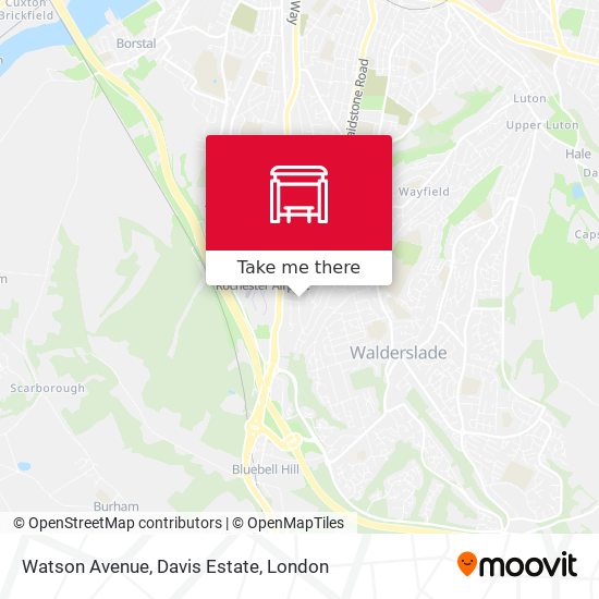 Watson Avenue, Davis Estate map